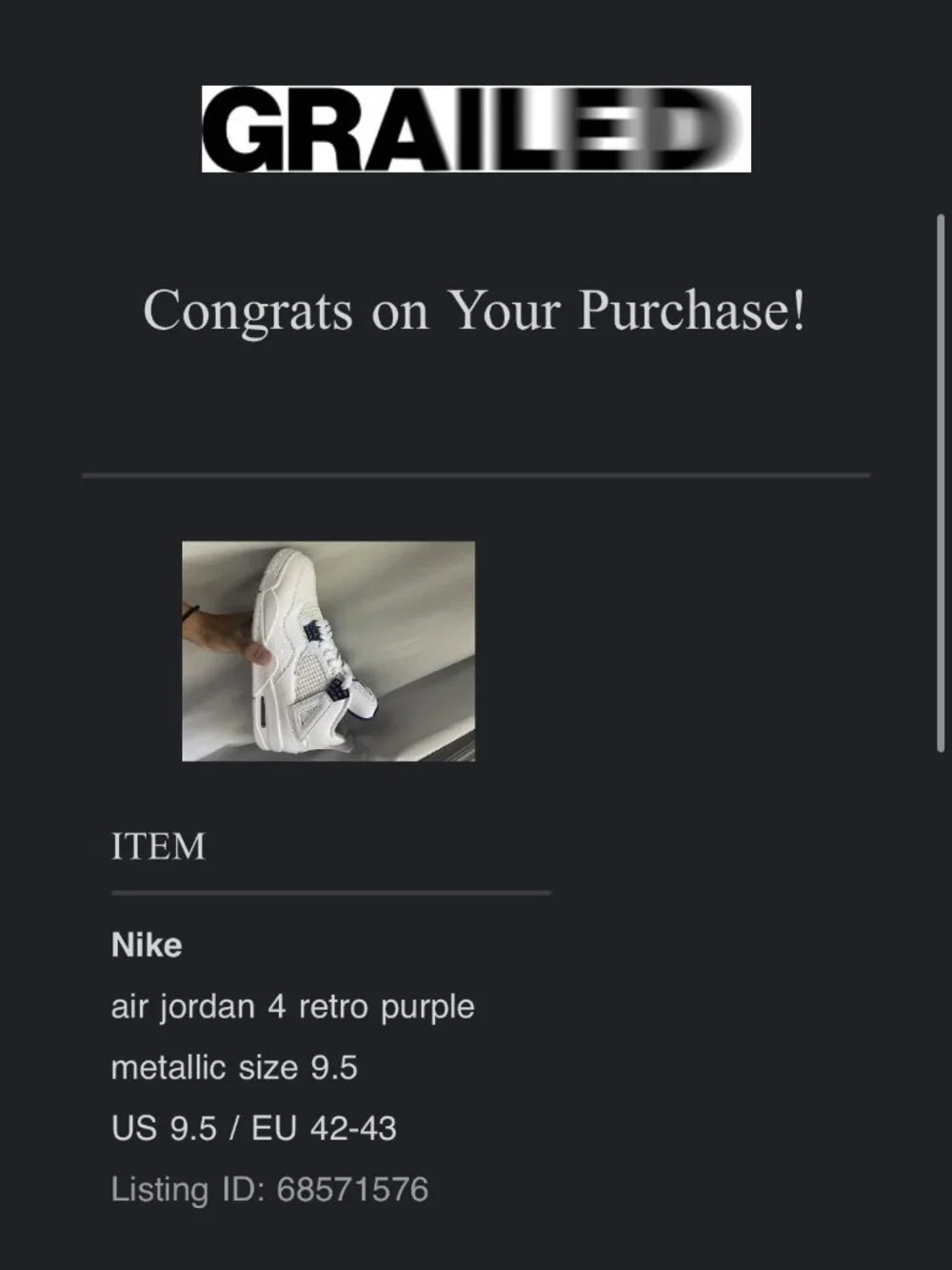 Jordan used size